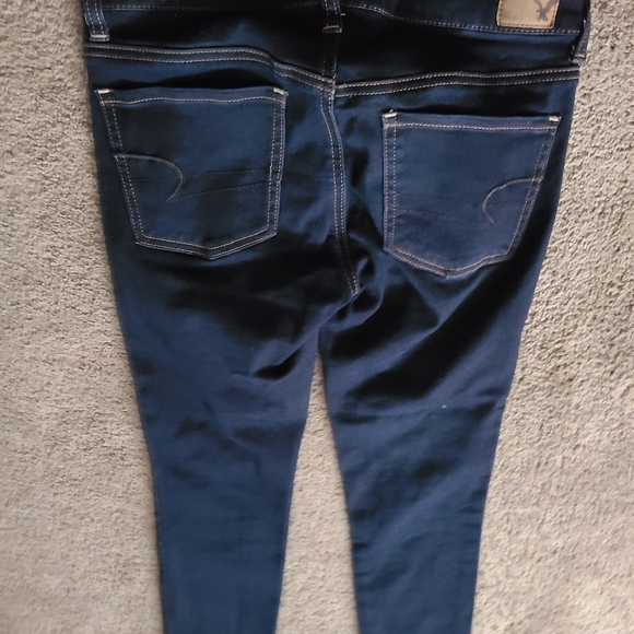 AMERICAN EAGLE SUPER STRETCH JEGGINGS CROP • SIZE - Picture 2 of 3